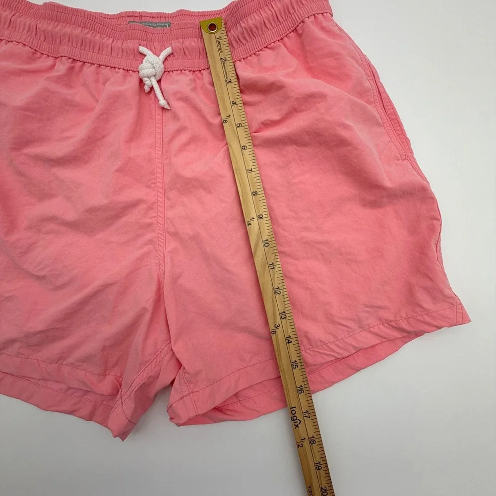Figaret Beachwear Mens Pink Swim Trunks Mesh Lined Shorts XXL